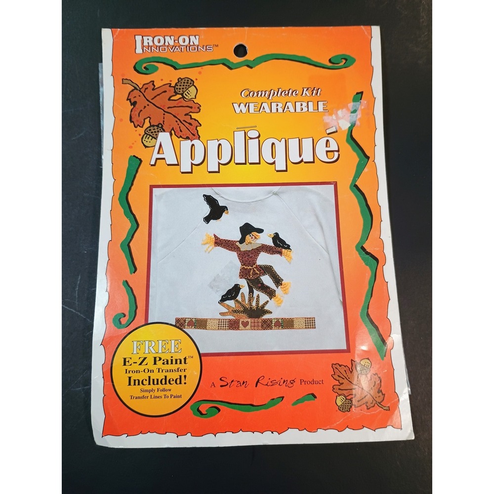 Iron On Innovations‎ Wearable Applique Scarecrow Kit w/ Iron On Transfer